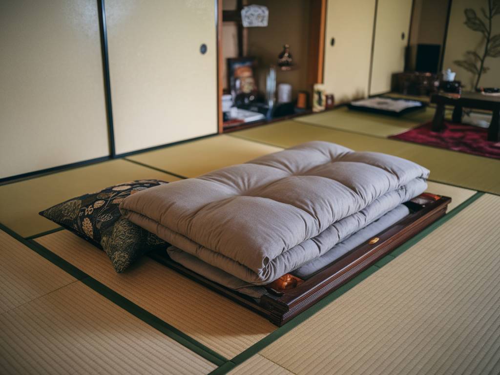 Le futon japonais : tradition et confort pour un sommeil naturel